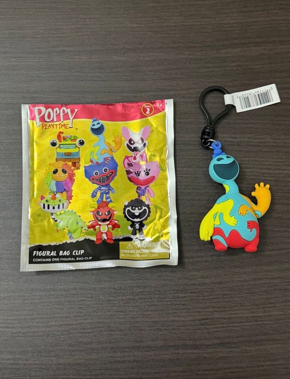 Poppy Playtime Series 2 Figural Bag Clip Keychain - Doey The Doughman